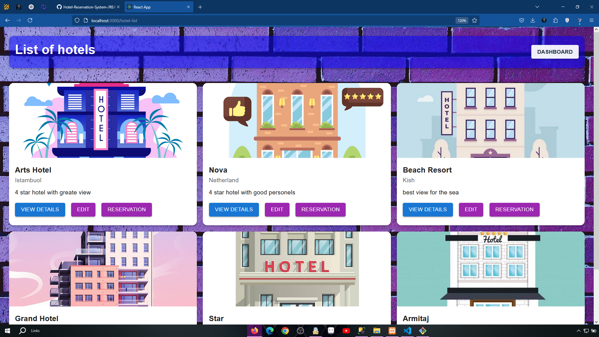 Hotel Reservation System